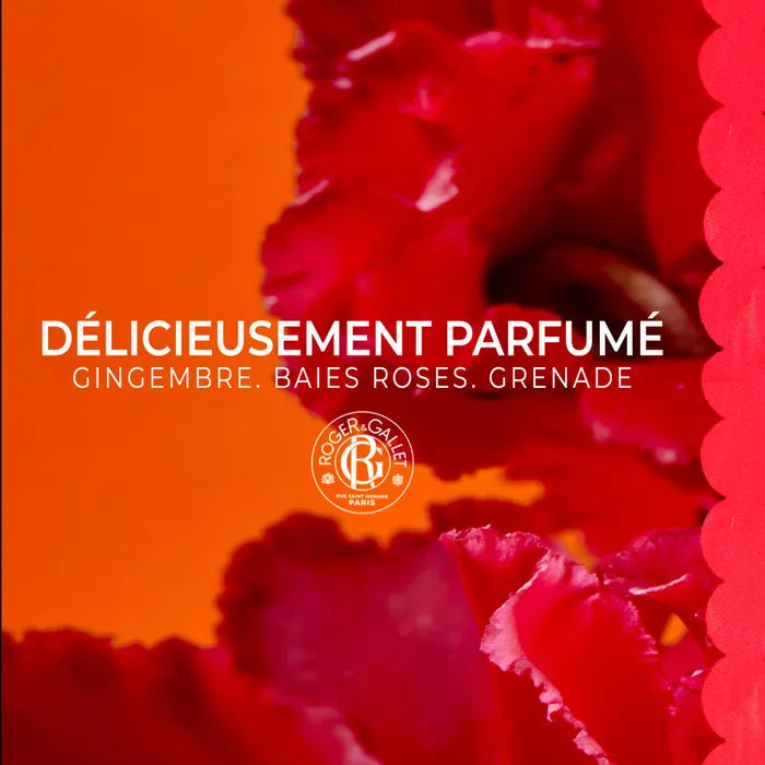 GINGEMBRE ROUGE - Gel Douche Bienfaisant - Tous Types de Peaux, 200ml