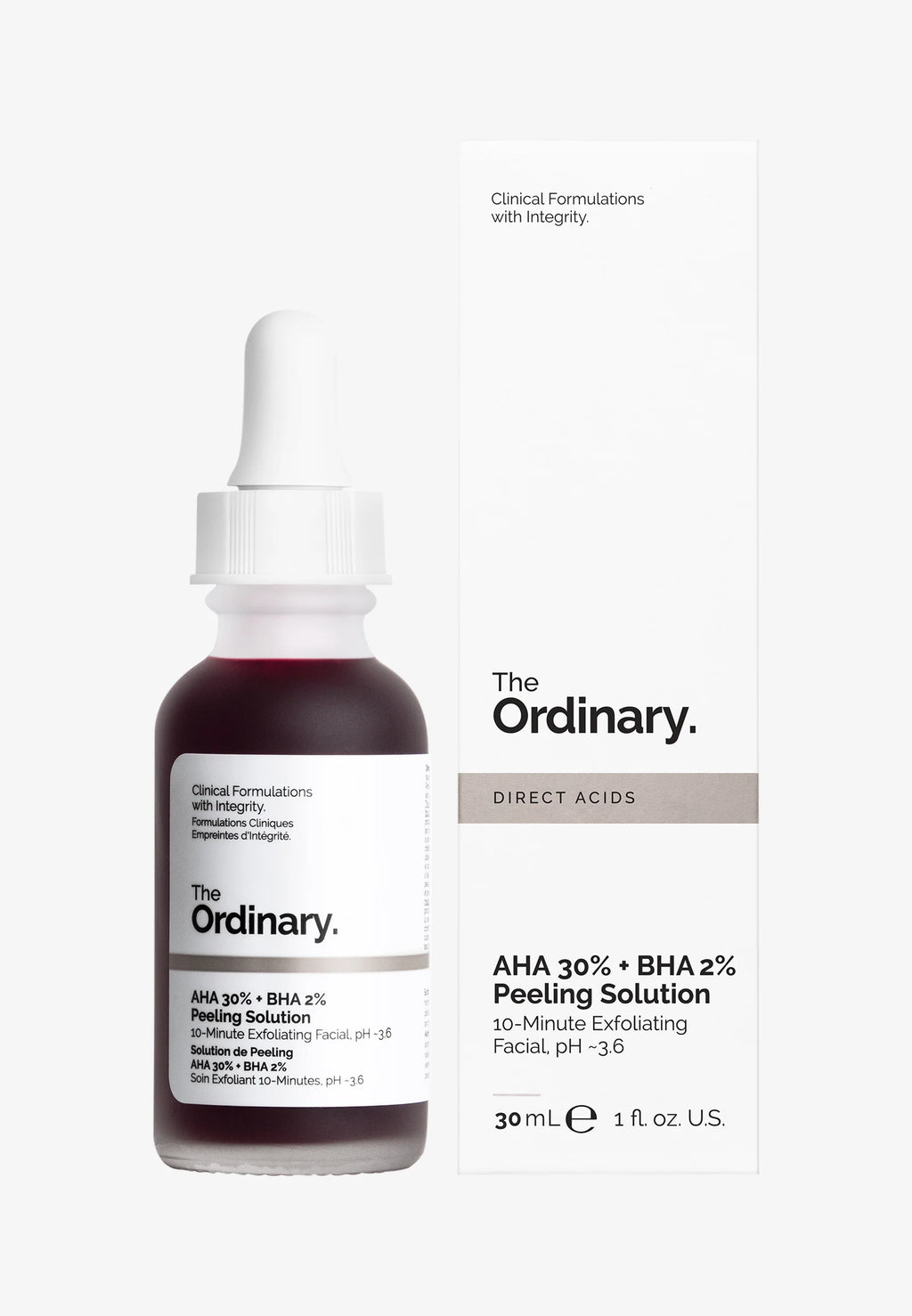 The Ordinary AHA 30% + BHA 2% Peeling Solution