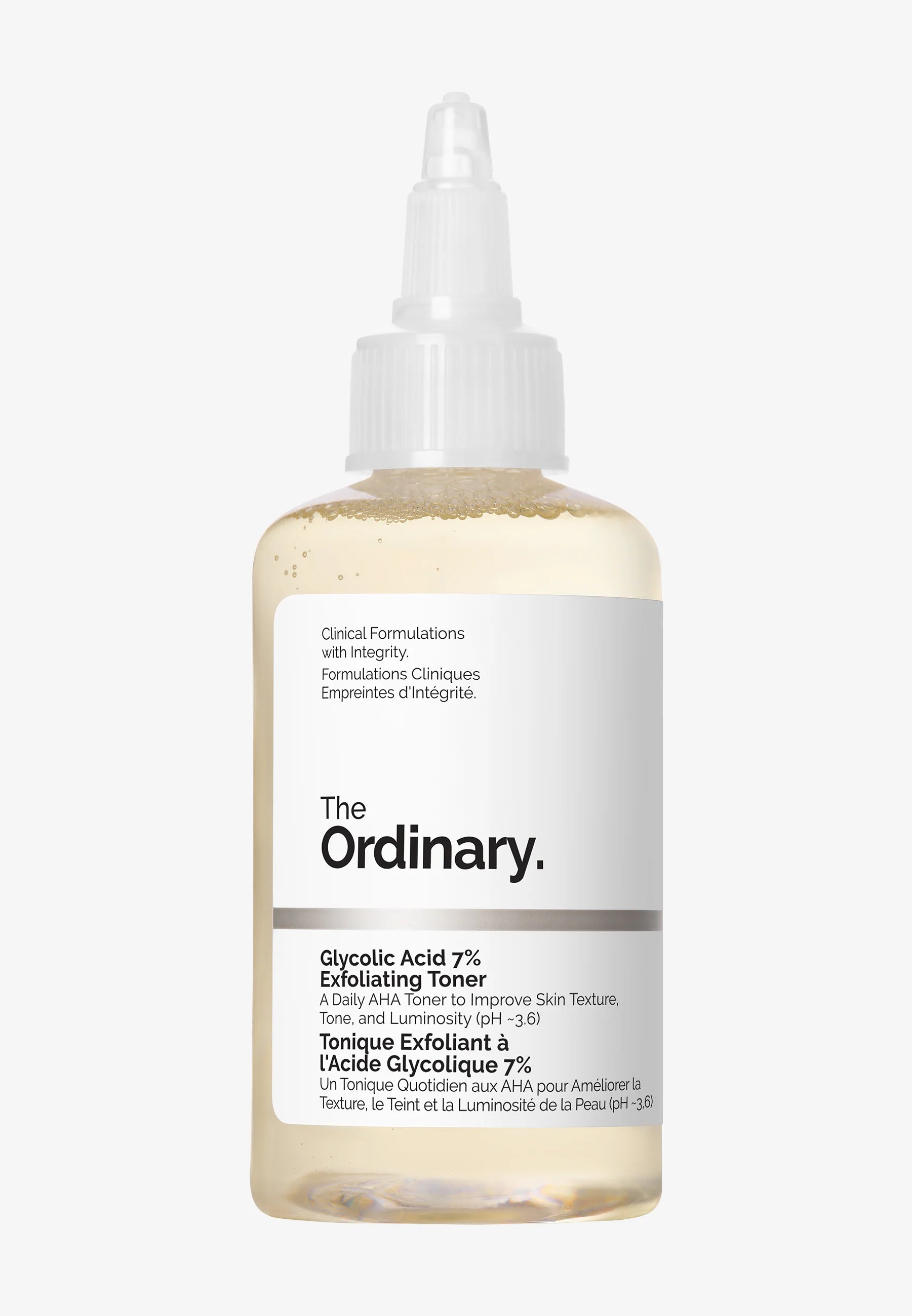 The Ordinary Glycolic Acid 7% Exfoliating Toner - Lotion visage 100ml