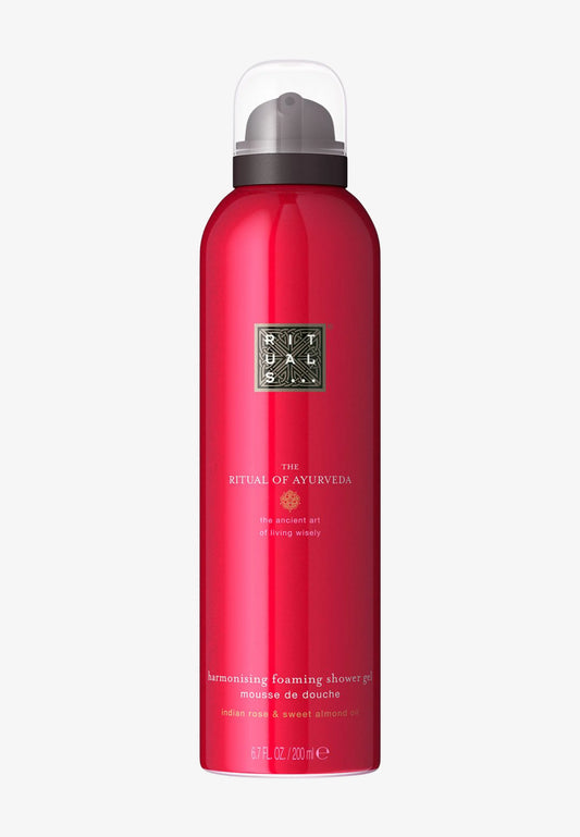 Rituals FOAMING SHOWER GEL - THE RITUAL OF AYURVEDA - SWEET & NUTTY - SWEET ALMOND OIL & INDIAN ROSE - Gel douche