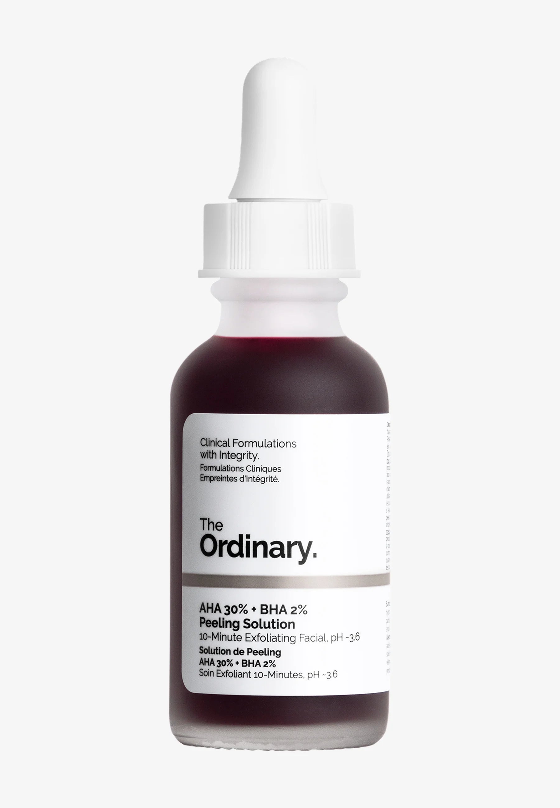 The Ordinary AHA 30% + BHA 2% Peeling Solution